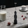 Mjölkskummare PULCINA, svart, Alessi