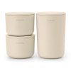 Badrumsförvaring set RENEW 3 st, mjuk beige, Brabantia