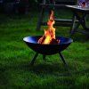 Eldstad FLAMES 56 cm, svart, Philippi