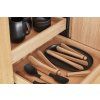 Serveringstänger NORDIC KITCHEN 24,5 cm, brun, bambu, Eva Trio