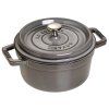 Caserole gryta 26 cm, grafitgrå, gjutjärn, Staub