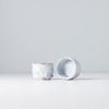 Sake-kopp, 50 ml, vitt moln, MIJ