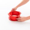 Rund kakform 15 cm, röd, silikon, Lékué