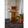 Vas TUBE 30 cm, bärnsten, glas, Lyngby Glas