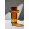 Vas TUBE 30 cm, bärnsten, glas, Lyngby Glas