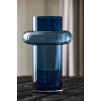 Vas TUBE 40 cm, mörkblå, glas, Lyngby Glas