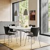 Vas IKEBANA 24 cm, silver, glas, Fritz Hansen