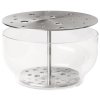 Vas IKEBANA 24 cm, silver, glas, Fritz Hansen