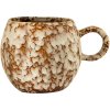 Mugg PAULA 280 ml, brun/vit, stengods, Bloomingville