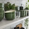 Skål 1,2 l, grön, keramik, Staub