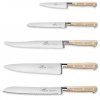 Knivblock VERNEUIL, med knivar BROCELIANDE, set om 6, Lion Sabatier