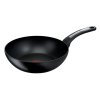 Wok SELECTION 28 cm, svart, aluminium, Tefal