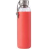 Vattenflaska 600 ml, korall, glas, Black+Blum