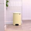 Pedalhink NEWICON 20 l, mjuk gul, stål, Brabantia