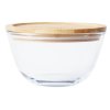 Matförvaring PKV-011 770 ml, glas / bambu, Pebbly