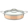 Serveringspanna COPPERBOND 26 cm, 3,3 l, koppar, Hestan