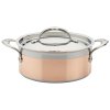 Kokgryta COPPERBOND 20 cm, 2,8 l, koppar, Hestan