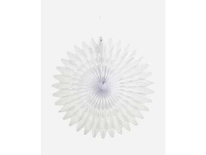 Závěsná papírová hvězda Fold bílá 68 cm