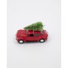 Vánoční dekorace autíčko Mini Xmas Car Red