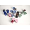 mepal pot range on the go vivid blue, vivid mauve, nordic sage, nordic blue and nordic black