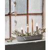 Kamenný svícen Marb, šedý 4 svíčky