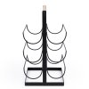 DUNCAN Wine rack black 22x40 cm (2)
