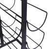 DUNCAN Wine rack black 22x40 cm (3)