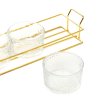 Bowl set SERENE transparent on stand, 3 pcs 31x10 cm ALL 849980 (4)