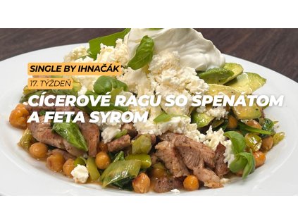 Cícerové ragú so špenátom a Feta syrom (7. deň)