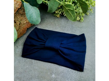 Čelenka Turban NAVY