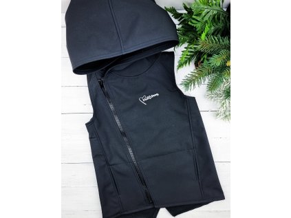 Softshell vesta/křivák BLACK