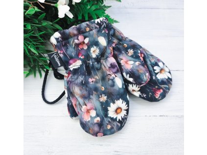 Softshellové zateplené rukavice s palcem AKVAREL