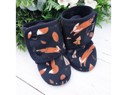 Softshellové capáčky barefoot s microfleece FOREST FOX