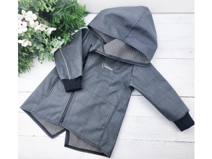 Jarní softshell bunda/křivák GREY