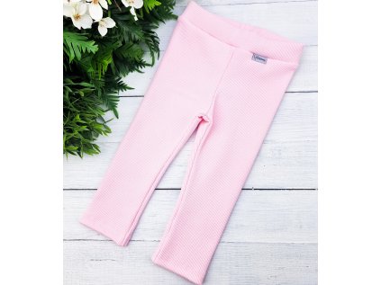 Dětské legíny RIB BABY PINK