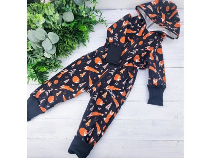 SOFTSHELL KOMBINÉZA rostoucí s kapsami FOREST FOX