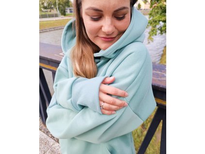 Mikina WARM mátová