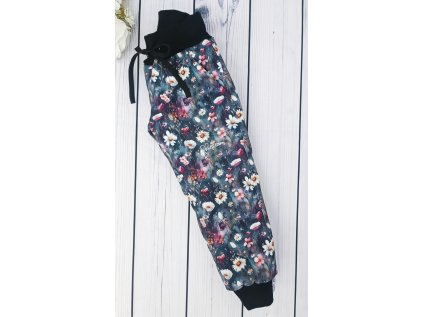 Zimní funkční sofshell kalhoty s beránkem AKVAREL