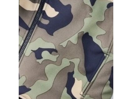 Zimní funkční SOFTSHELL kalhoty s laclem ARMY
