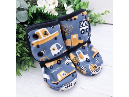 Softshellové capáčky barefoot s microfleece MACHINE
