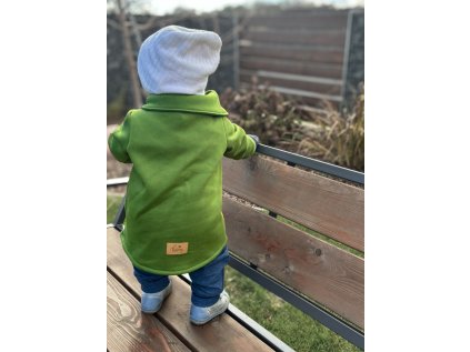 Kabátek WARM - křivák ZELENÁ