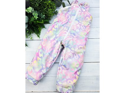 Zimní funkční SOFTSHELL kalhoty s laclem NEONKA