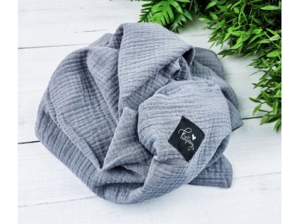 Mušelínová plenka GREY