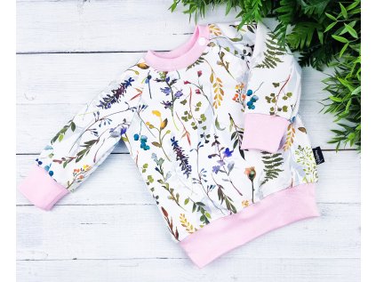 Mikina basic ZINNIA oldpink lem