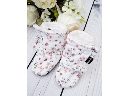 Capáčky barefoot s beránkem BLUMEN