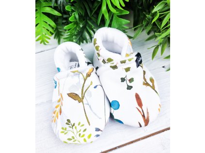 Nízké capáčky barefoot s fleesem ZINNIA