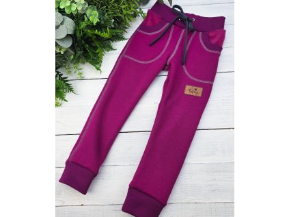 Zateplené tepláčky MAGENTA