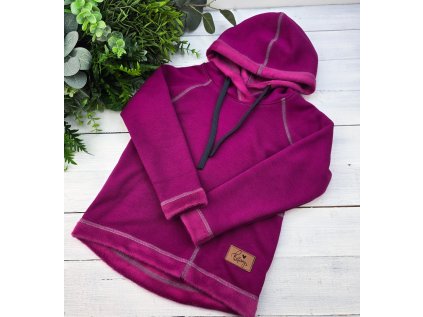 Zateplená mikina MAGENTA