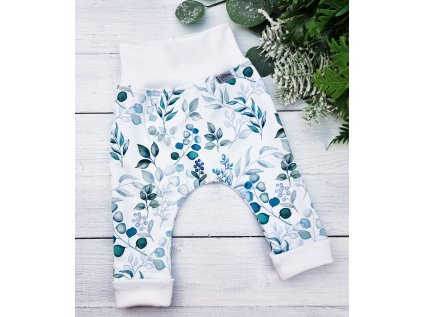 Rostoucí kojenecké tepláky EUKALYPTUS