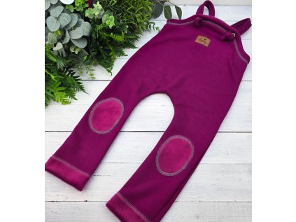 Laclové tepláčky zateplené MAGENTA